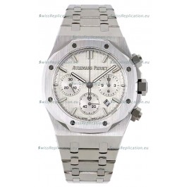 Audemars Piguet Royal Oak Chronograph 1:1 Mirror Replica - 904L Steel in White Dial 41MM