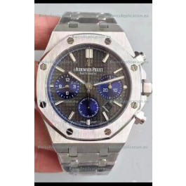 Audemars Piguet Royal Oak Chronograph Slate Grey Dial Steel Strap Swiss Replica Watch