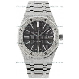 Audemars Piguet Royal Oak Frosted 37MM Self-Winding Grey Dial 1:1 Mirror Replica Watch