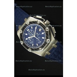 Audemars Piguet Royal Oak Offshore Juan Pablo Montoya Swiss Watch 3120 Movement Blue Dial - 1:1 Mirror