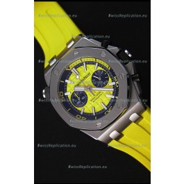 Audemars Piguet Royal Oak Offshore Diver Chronograph Swiss Quartz Replica Watch in Yellow