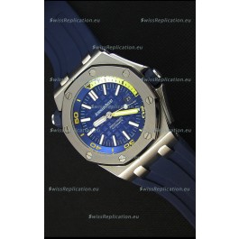 Audemars Piguet Royal Oak Offshore Diver Japanese Automatic Replica Watch in Dark Blue
