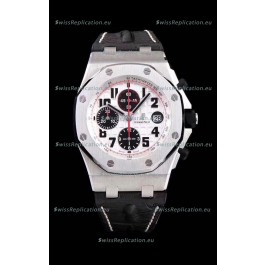 Audemars Piguet Royal Oak Offshore Chronograph Panda - 1:1 Mirror Ultimate Edition - Updated Version with 3126 Movement