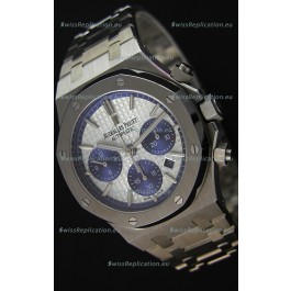 Audemars Piguet Royal Oak Chronograph White Dial Steel Strap Swiss Replica Watch 