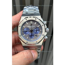 Audemars Piguet Royal Oak Chronograph Grey Dial Steel Strap Swiss Replica Watch