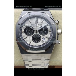 Audemars Piguet Royal Oak Chronograph White Dial Steel Strap Swiss Replica Watch