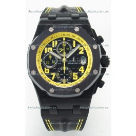 Audemars Piguet Royal Oak Offshore Bumble Bee Chronograph 1:1 Super Clone Replica Watch - Forged Carbon