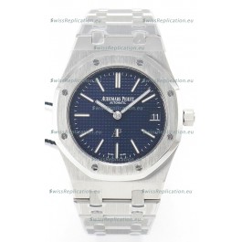 Audemars Piguet Royal 15202 39MM Super Clone Swiss Replica Watch in Blue Dial 