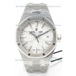 Audemars Piguet Royal 34MM Super Clone Swiss Replica Watch in White Dial
