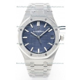 Audemars Piguet Royal Oak 15500 41MM 904L Steel Blue Dial Super Clone Replica Watch 