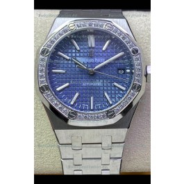 Audemars Piguet Royal Oak 37MM Blue Dial Watch in 3120 Movement - 1:1 Mirror Replica