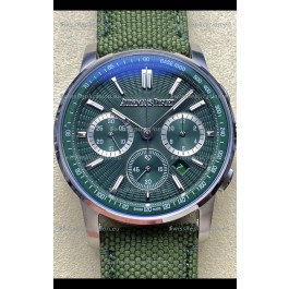 Audemars Piguet CODE 11.59 Chronograph Swiss Replica Watch in 904L Steel Green Dial