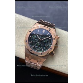 Audemars Piguet Royal Oak 50th Anniversary Super Clone - Rose Gold Casing Green Dial in 41MM