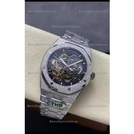 Audemars Piguet Royal Oak Double Balance Wheel Openworked FROSTED Edition 1:1 Superclone Replica Watch