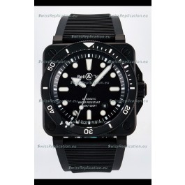 Bell & Ross BR03-92 Divers Edition PVD Coated 1:1 Mirror Replica Black Dial