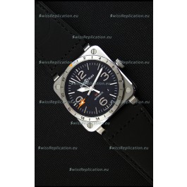 Bell & Ross BR03-93 GMT Steel Swiss Replica Watch 1:1 Edition 42MM