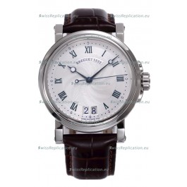 Breguet Marine Automatic Big Date 5817 Stainless Steel Watch with in White Dial 