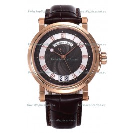 Breguet Marine Automatic Big Date 5817 Rose Gold Watch in Brown Dial 