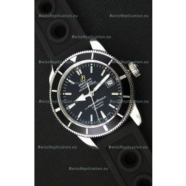 Breitling SuperOcean Heritage II B20 42MM Black Dial Black Bezel Swiss Replica Watch - 1:1 Mirror Edition