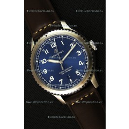 Breitling Navitimer 8 Automatic 41MM Swiss Replica Watch in Blue Dial 
