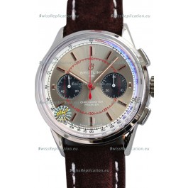 Breitling Premier B01 Chronograph 42 Edition Steel Casing Steel Dial - 1:1 Mirror Replica Watch