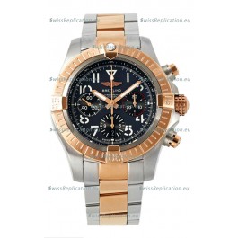 Breitling Avenger B01 Chronograph 45 Two Tone Rose Gold 1:1 Mirror Swiss Replica Watch 