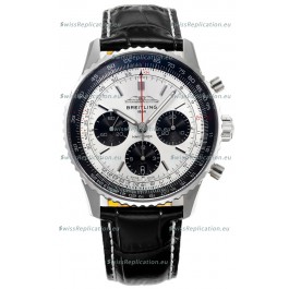 Breitling Navitimer B01 Chronograph 43 Steel Dial - 904L Steel Casing 1:1 Mirror Swiss Replica