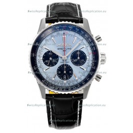 Breitling Navitimer B01 Chronograph 43 Blue Dial - 904L Steel Casing 1:1 Mirror Swiss Replica