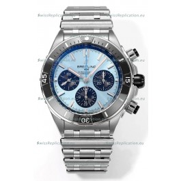 Breitling Chronomat B01 42 Edition Swiss 904L Steel Casing Blue Dial 1:1 Mirror Replica Watch