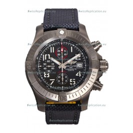 Breitling Avenger Bandit Black Dial Titanium Casing 1:1 Mirror Swiss Replica Watch 