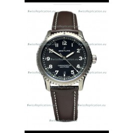 Breitling Navitimer Aviator 8 Automatic 41 Black Dial 1:1 Mirror Swiss Replica Watch 