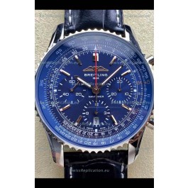 Breitling Navitimer B01 Chronograph 43 Blue Dial - 904L Steel Casing 1:1 Mirror Swiss Replica
