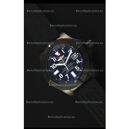 Breitling Avenger Blacksteel DLC Coated Swiss Replica Watch in Black Dial