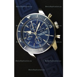 Breitling Superocean Heritage II Blue Dial 46MM 1:1 Mirror Swiss Replica Watch 