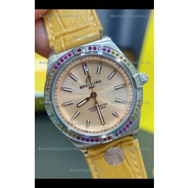 Breitling Chronomat Automatic 36MM 1:1 Mirror Swiss Replica Watch Steel Case