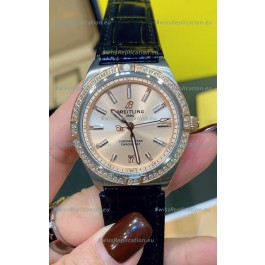 Breitling Chronomat Automatic 36MM 1:1 Mirror Swiss Replica Watch Steel Case