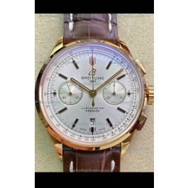 Breitling Premier B01 Chronograph 42 Edition Yellow Gold Casing - 1:1 Mirror Replica Watch