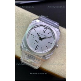 Bvlgari Octo Finissmo Edition 1:1 Mirror Replica 904L Stainless Steel Casing White Dial