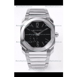 Bvlgari Octo Finissmo Edition 1:1 Mirror Replica 904L Stainless Steel Casing Black Dial
