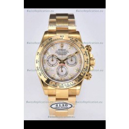 Rolex Cosmograph Daytona M116508-0007 Yellow Gold Original Cal.4130 Movement - 904L Steel Watch