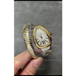 Bvlgari Serpenti Edition Two Tone Yellow Gold Casing Watch in 1:1 Mirror Quality