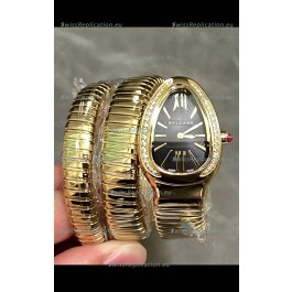 Bvlgari Serpenti Tubogas Double Spiral Rose Gold Super Clone Replica Watch