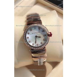 Bvlgari LVCEA Edition Watch in Two Tone Rose Gold Steel - 1:1 Mirror Replica