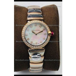 Bvlgari LVCEA Edition Watch in Two Tone Rose Gold Steel - 1:1 Mirror Replica