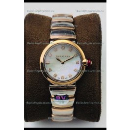 Bvlgari LVCEA Edition Watch in Two Tone Rose Gold Steel - 1:1 Mirror Replica