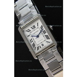 Cartier Tank Solo Swiss Automatic Watch in Leather Strap 31MM Wide 