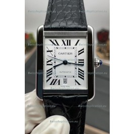 Cartier Tank Solo Swiss Automatic Watch in Stainless Steel Casing 31MM Wide - Superlone Edition