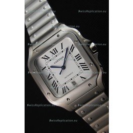 Cartier Santos De Cartier 1:1 Mirror Replica - 36MM Stainless Steel Watch 