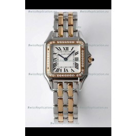 PANTHERE de Cartier Edition 27mm 1:1 Mirror Swiss Watch Rose Gold Two Tone Casing