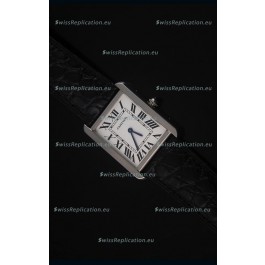 Cartier Tank Solo Swiss Quartz Leather Strap Small Size 24MM Wide